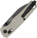 Kershaw Bel Air DuraLock Bright Nickel Aluminum Folding CPM-MagnaCut Knife 6105