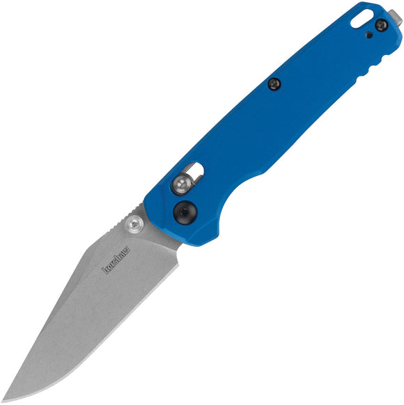 Kershaw Bel Air DuraLock Blue Aluminum Folding MagnaCut Clip Pt Pocket Knife 6106BLU