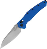 Kershaw Bareknuckle DuraLock Blue Aluminum Folding MagnaCut Pocket Knife 6777NBSW