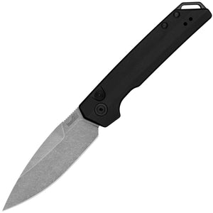 Kershaw Automatic Launch Iridium Knife Button Lock Black Aluminum MagnaCut Blade 7038