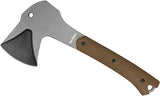 Kershaw Duck Commander Quax 440C Stainless Axe Head Brown Handle Ax EDC 7400DCX