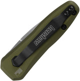 Kershaw Automatic Launch 4 Knife Button Lock OD Green Aluminum CPM-154 Blade 7500OL