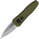 Kershaw Automatic Launch 4 Knife Button Lock OD Green Aluminum CPM-154 Blade 7500OL