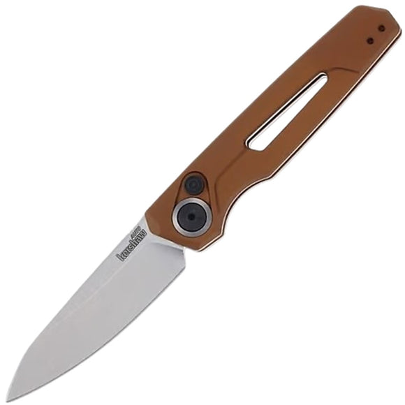 Kershaw Automatic Launch 11 Knife Button Lock Bronze Aluminum CPM-154 Blade 7550BRZ