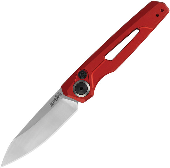 Kershaw Automatic Launch 11 Knife Button Lock Red Aluminum CPM-154 Blade 7550RD