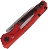 Kershaw Automatic Launch 11 Knife Button Lock Red Aluminum CPM-154 Blade 7550RD