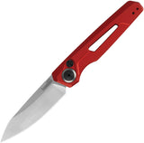 Kershaw Automatic Launch 11 Knife Button Lock Red Aluminum CPM-154 Blade 7550RD