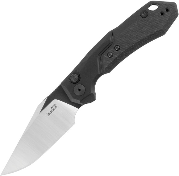 Kershaw Automatic Launch 19 Knife Button Lock Black Aluminum & Black G10 CPM-154 Blade 7851BLK