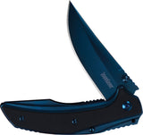 Kershaw Outright Framelock A/O Blue PVD & Black G10 Folding 8Cr13MoV Pocket Knife 8320ACAX