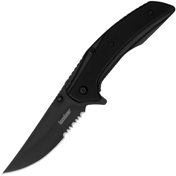 Kershaw Outright Framelock A/O Black Stainless & G10 Folding 8Cr13MoV Pocket Knife 8320BLKST
