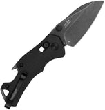 Kershaw Craze DuraLock Black GFN Folding 8Cr13MoV Reverse Tanto Pocket Knife 8337X
