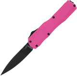 Kershaw Automatic Livewire Knife OTF Pink Aluminum Black MagnaCut Blade 9000PKBLK