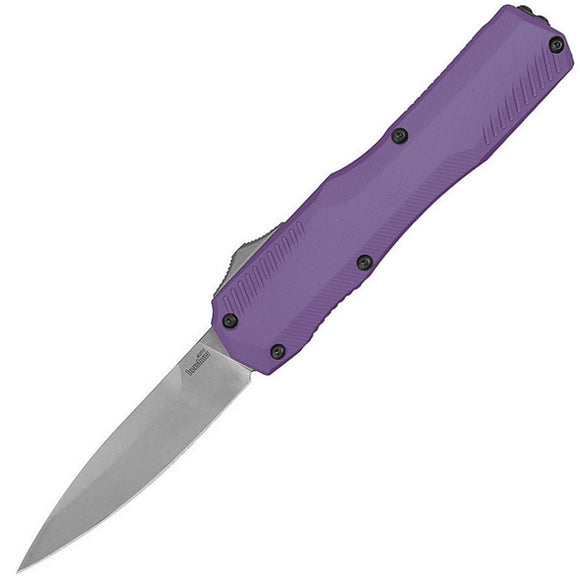 Kershaw Automatic Livewire Knife OTF Purple Aluminum CPM-MagnaCut Blade 9000PUR