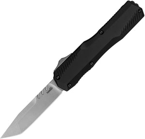 Kershaw Automatic Livewire Knife OTF Black Aluminum CPM-MagnaCut Tanto Blade 9000TSW