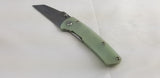 Kansept Knives Main Street Linerlock Jade G10 Folding 154CM Pocket Knife 1015B1