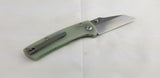 Kansept Knives Main Street Linerlock Jade G10 Folding 154CM Pocket Knife 1015B1