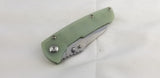 Kansept Knives Main Street Linerlock Jade G10 Folding 154CM Pocket Knife 1015B1