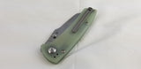 Kansept Knives Main Street Linerlock Jade G10 Folding 154CM Pocket Knife 1015B1