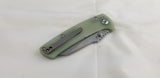 Kansept Knives Main Street Linerlock Jade G10 Folding 154CM Pocket Knife 1015B1