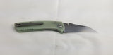 Kansept Knives Main Street Linerlock Jade G10 Folding 154CM Pocket Knife 1015B1