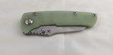 Kansept Knives Main Street Linerlock Jade G10 Folding 154CM Pocket Knife 1015B1