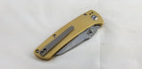 Kansept Knives Main Street Linerlock Brass Folding 154CM Stainless Knife 1015B6