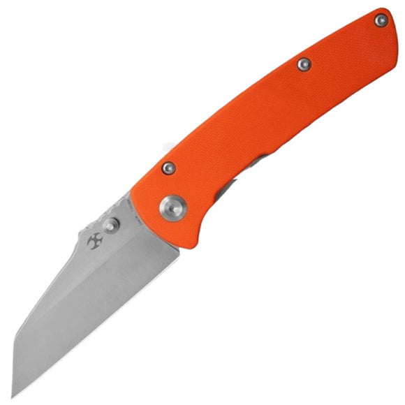 Kansept Knives Main Street Linerlock Orange G10 Folding 154CM Pocket Knife T1015E6