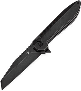 Kansept Knives Kosame Button Lock Titanium & Red G-Mascus Folding 154CM Knife T1093F5