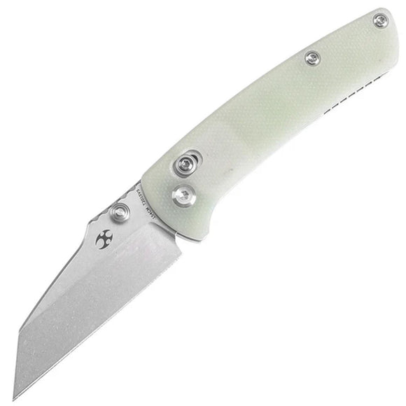 Kansept Knives Little Main Street Crossbar Lock Jade G10 Folding 154CM Knife T2015V5