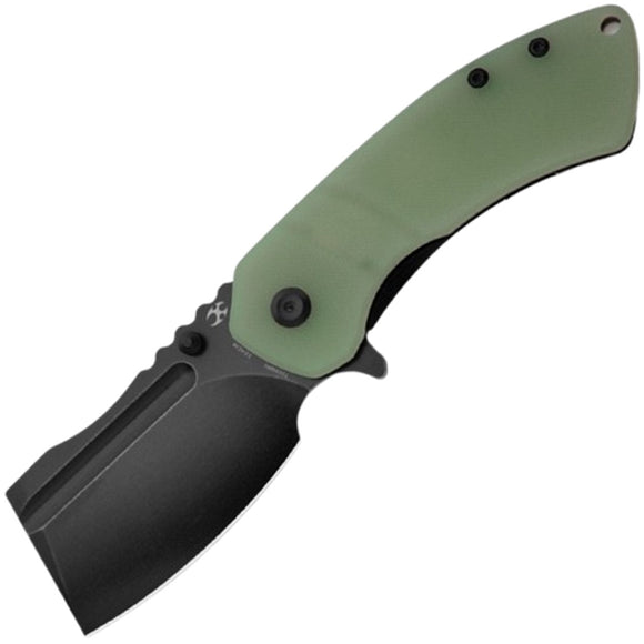 Kansept Knives M+ Korvid Linerlock Jade G10 Folding 154CM Pocket Knife T2030B6U