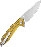 Kubey Nova Linerlock Ultem Folding 14C28N Drop Point Pocket Knife 117N