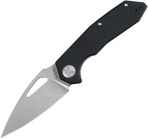 Kubey Coeus Linerlock Black G10 Folding 14C28N Spear Pt Pocket Knife 122U