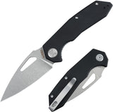 Kubey Coeus Linerlock Black G10 Folding 14C28N Spear Pt Pocket Knife 122U