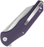 Kubey Flash Linerlock Purple G10 Folding San Mai M2 Pocket Knife 158P