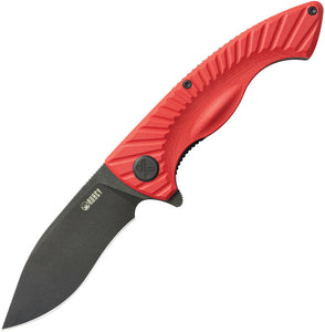 Kubey Timberwolf Linerlock Red G10 Folding 14C28N Kukri Pocket Knife 208I