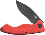 Kubey Timberwolf Linerlock Red G10 Folding 14C28N Kukri Pocket Knife 208I