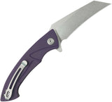 Kubey Anteater Nest Linerlock Purple G10 Folding 14C28N Pocket Knife 212N