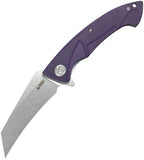 Kubey Anteater Nest Linerlock Purple G10 Folding 14C28N Pocket Knife 212N