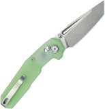 Kubey Carve Nest Linerlock Jade G10 Folding 14C28N Sandvik Pocket Knife 237F1