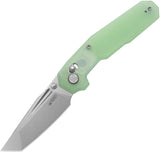 Kubey Carve Nest Linerlock Jade G10 Folding 14C28N Sandvik Pocket Knife 237F1