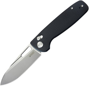 Kubey Bluff Axis Lock Black G10 Folding Sandvik 14C28N Drop Pt Pocket Knife 248D