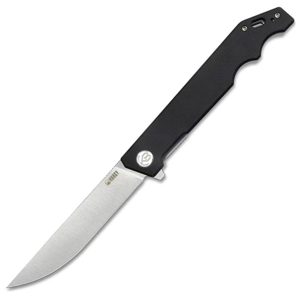 Kubey Pylades Linerlock Black G10 Folding AUS-10 Clip Point Pocket Knife 253A