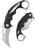 Kubey Mini Wrath Karambit Linerlock Black G10 Folding 14C28N Pocket Knife 262A