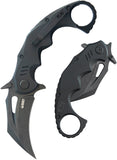 Kubey Mini Wrath Karambit Linerlock Blackout G10 Folding 14C28N Pocket Knife 262E