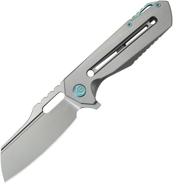 Kubey Atlas Framelock Gray Titanium Folding Bohler M390 Pocket Knife 290E