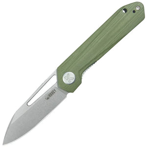 Kubey Royal Linerlock Green G10 Folding 14C28N Clip Point Pocket Knife 321S