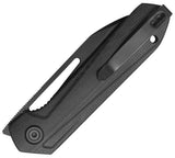 Kubey Royal Linerlock Blackout G10 Folding 14C28N Clip Pt Pocket Knife 321X