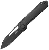 Kubey Royal Linerlock Blackout G10 Folding 14C28N Clip Pt Pocket Knife 321X