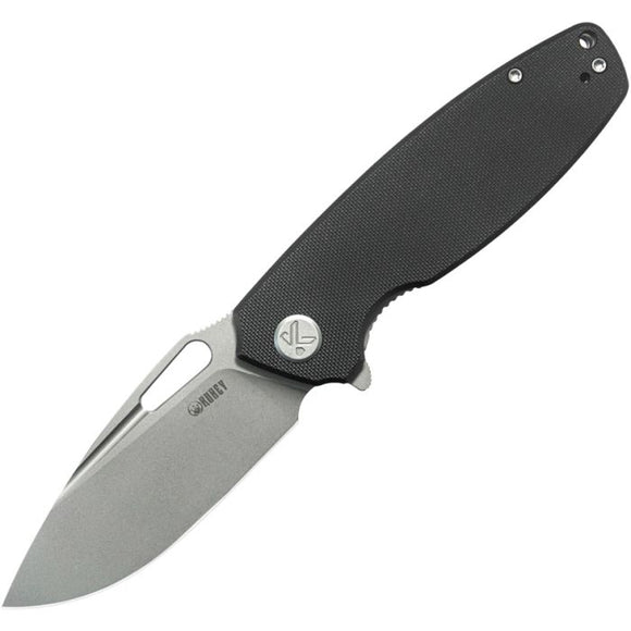 Kubey Tityus Linerlock Black G10 Folding 14C28N Drop Point Pocket Knife 322O