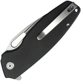 Kubey Tityus Linerlock Black G10 Folding 14C28N Drop Point Pocket Knife 322O
